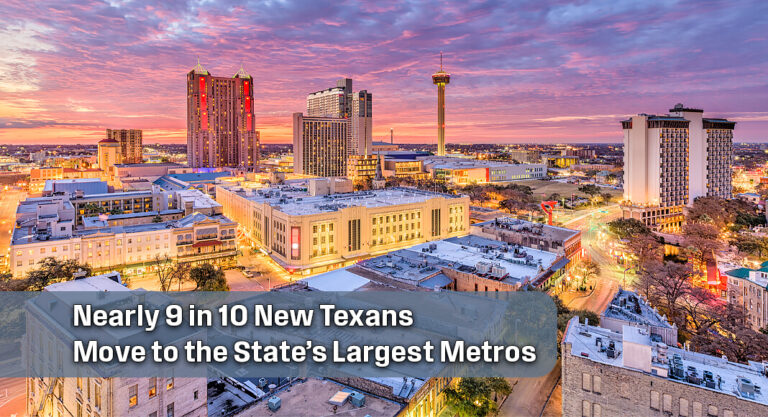 Texas Growth Concentrates in Its Largest Metro Areas