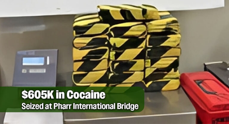 CBP Officers seize $605K in Cocaine at Pharr International Bridge