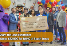 $62,990 Donated to RMHC of South Texas Through Share the Love Fundraiser