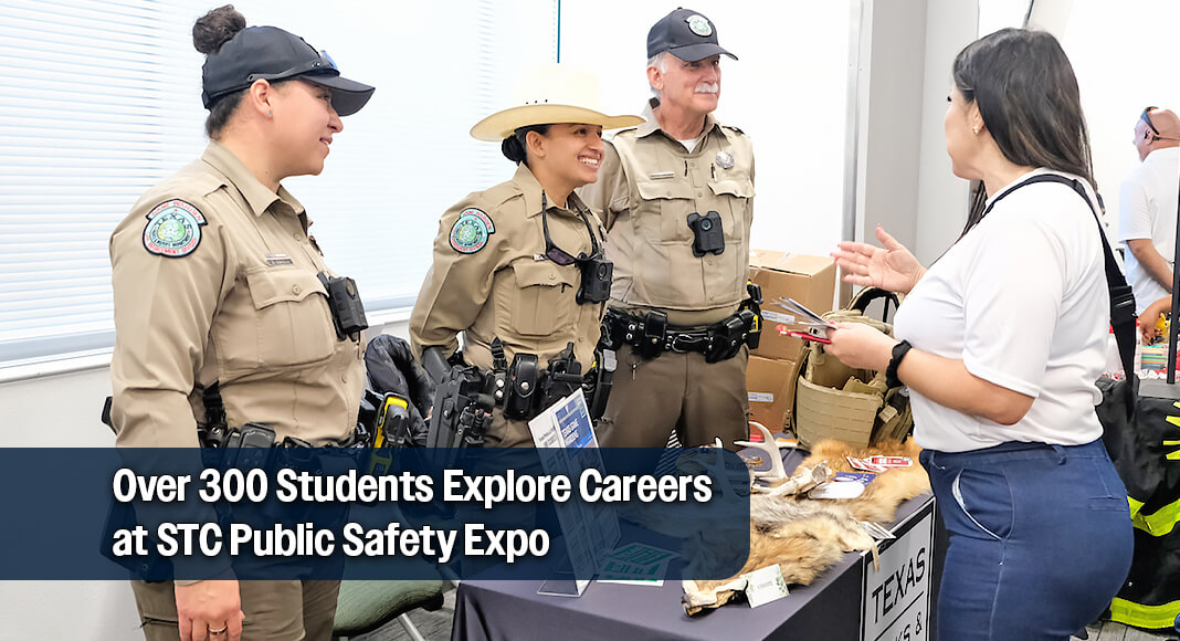 More than 300 high school students explored career opportunities during this year’s STC Public Safety and First Responders Expo, an annual event that connects students with agencies in law enforcement, fire service and emergency medical services. STC image