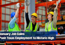 Texas Reaches Record Employment With 14.38 Million Jobs