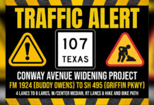 TRAFFIC ALERT: $32 Million SH 107 (Conway Ave.) Widening to begin in Mission