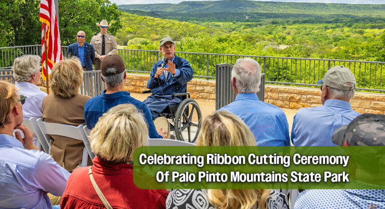 Governor Opens First New Texas State Park In Nearly Two Decades