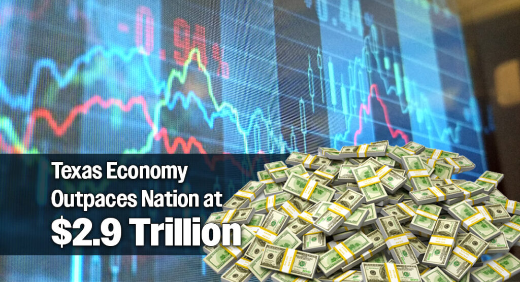 Texas Economy Hits Record $2.9 Trillion