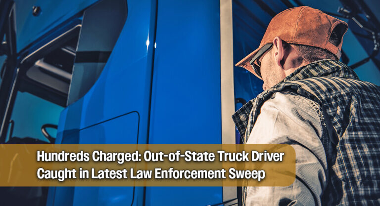 Operation Take Back America Sweeps Up Out-of-State Truck Driver, 272 Others