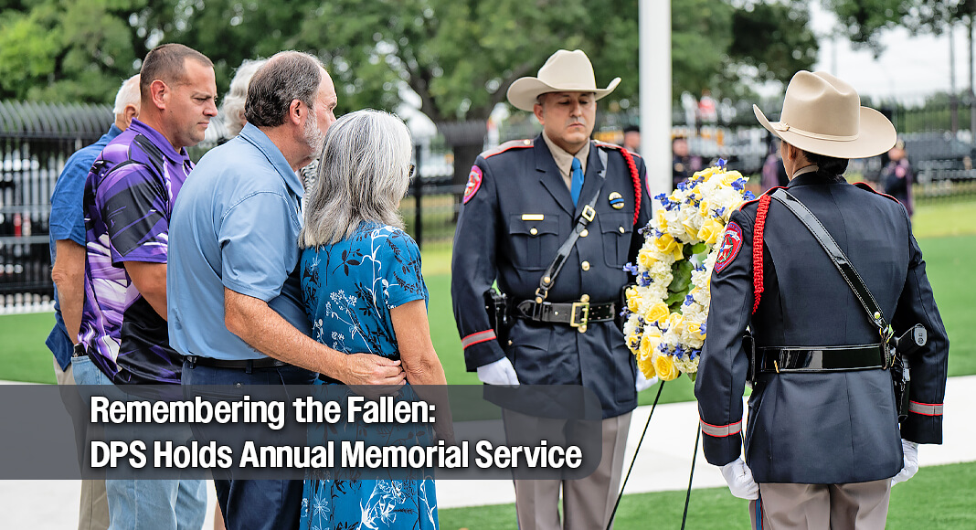 The Texas Department of Public Safety (DPS) today honored the legacy of DPS officers and non-commissioned employees who lost their lives in the line of duty at this year’s annual Peace Officers Memorial Service in Austin. Photo: Texas DPS