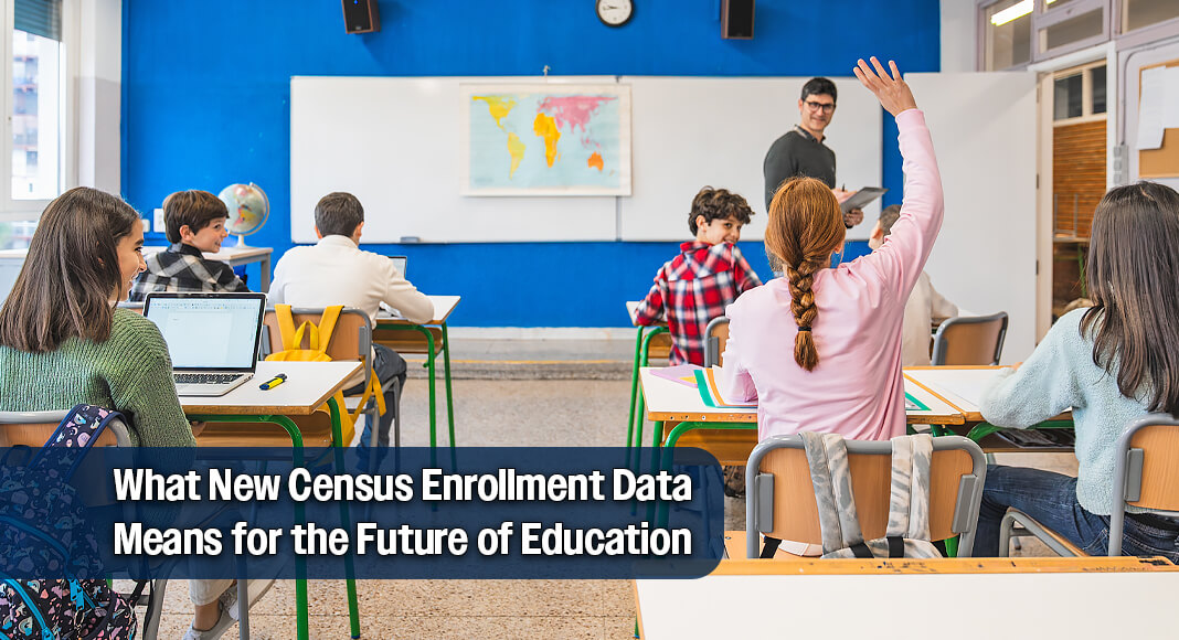 The U.S. Census Bureau released data tables examining the educational characteristics of people age 3 and over. Data are based on statistics from the 2024 School Enrollment Supplement. Image for illustration purposes