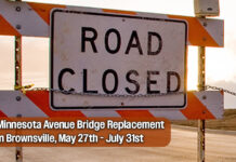 TRAFFIC ALERT- Minnesota Avenue Bridge Replacement in Brownsville, May 27th – July 31st