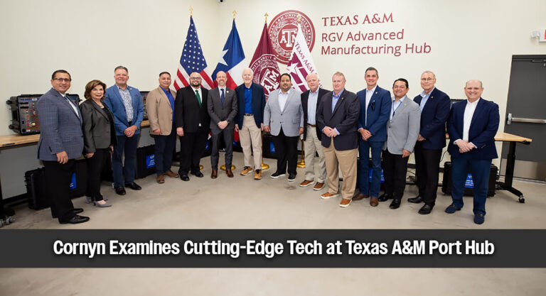 Senator Cornyn Tours Port of Brownsville’s Newest Manufacturing Hub