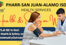 PSJA ISD’s Health & Safety on Wheels Community Outreach Event, May 13th
