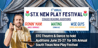 STC Theatre & Dance to hold Auditions for 5th Annual South Texas New Play Festival, June 25-27