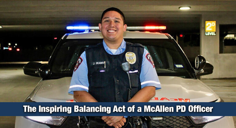 McAllen Officer Adds College Graduate to His Service Record