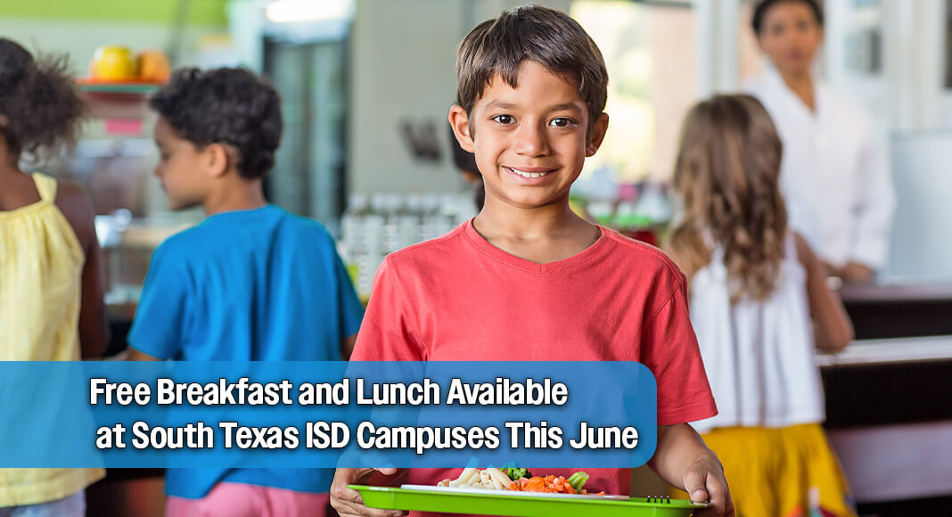 South Texas Independent School District (STISD) will offer free summer breakfast and lunch meals from June 1-30 for children 18 and younger, as well as enrolled students with disabilities up to age 21. Image for illustration purposes