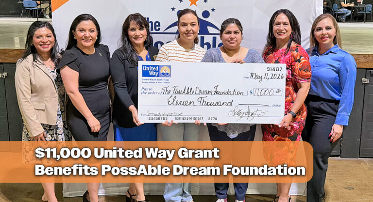 United Way Investment: $11,000 Boost for The PossAble Dream Foundation