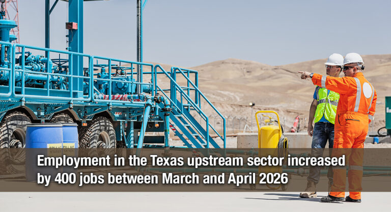 Texas Upstream Employment Increases in April
