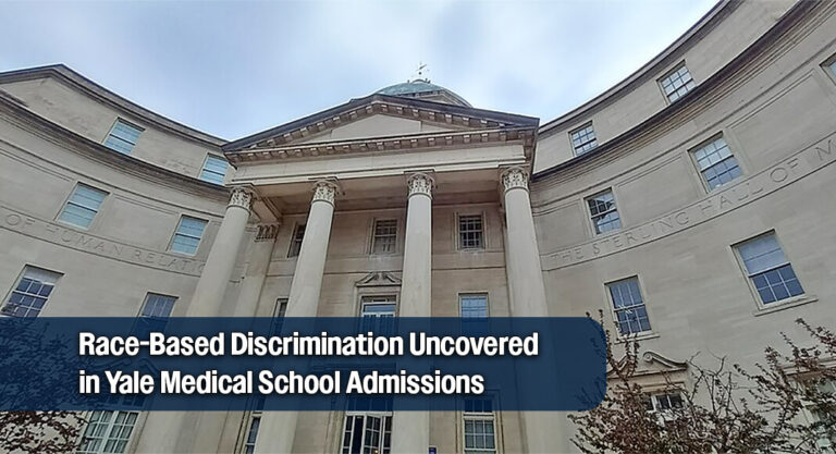 DOJ Concludes Yale Medical School Violated Civil Rights Act in Admissions