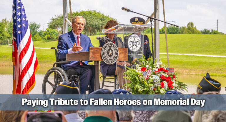 Governor Honors Fallen Heroes At Memorial Day Ceremony
