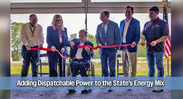 Governor Celebrates Opening Of 460 MW Power Plant In Central Texas