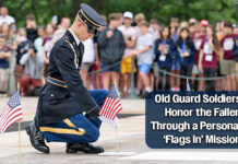 ‘Flags In’: Personal for the Old Guard
