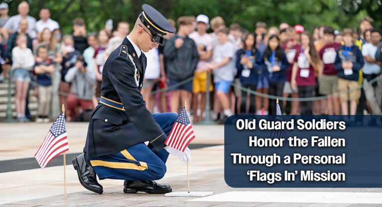 ‘Flags In’: Personal for the Old Guard
