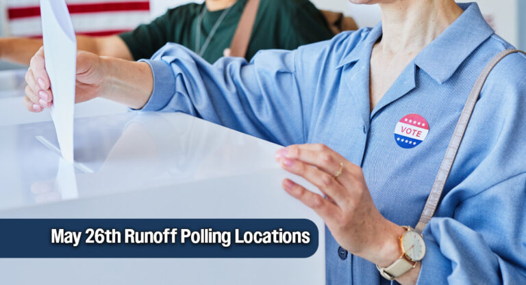 May 26 Primary Runoff Election Day Polling places