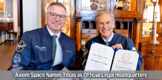 Space Giant Axiom Space officially Shifts Legal Residence to Texas