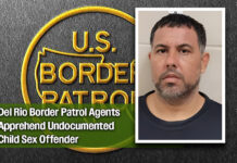 Convicted Child Sex Offender Arrested by U.S. Border Patrol Agents in Del Rio
