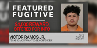 Horseshoe Bay Child Predator Named Featured Fugitive for June