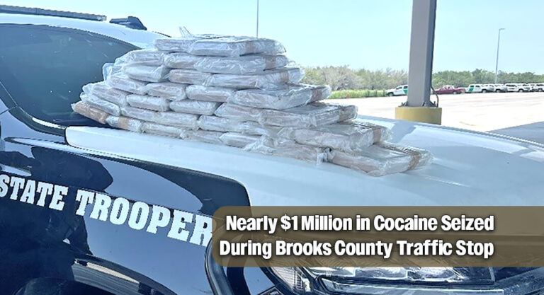 Nearly $1 Million in Cocaine Seized During Brooks County Traffic Stop
