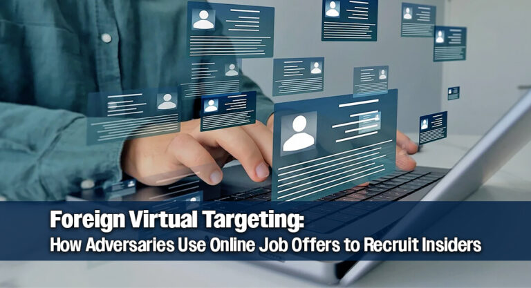 Foreign Actors Leverage Fake Job Listings for Insider Recruitment