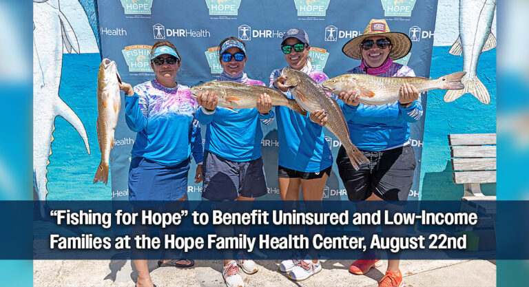 DHR Health To Host 20th Annual “Fishing for Hope” Tournament, August 22nd