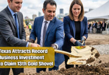 Texas Wins 13th Gold Shovel Award For Outstanding Job Creation, Business Investment