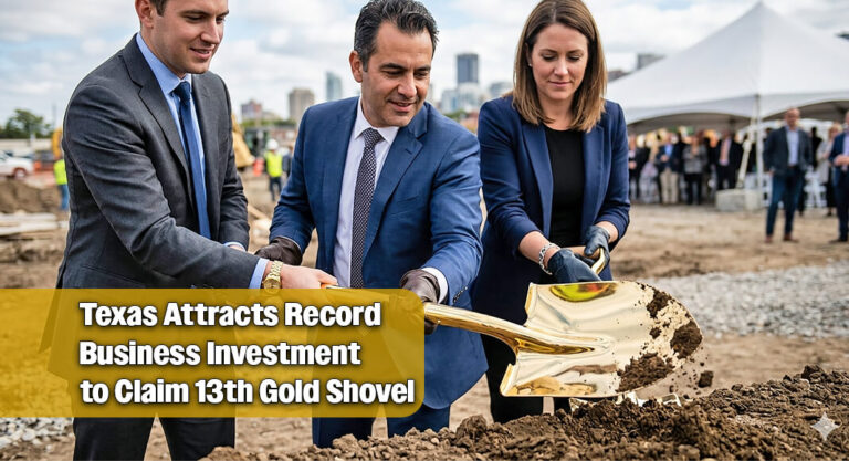 Texas Wins 13th Gold Shovel Award For Outstanding Job Creation, Business Investment