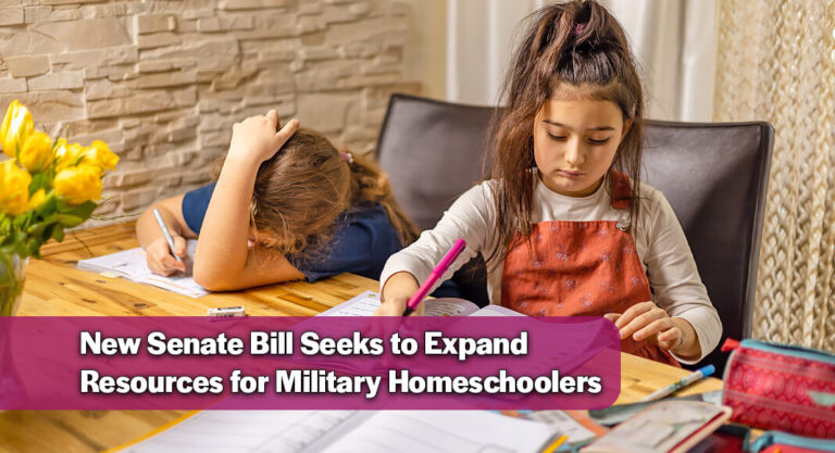 Senators Unveil Bill Targeting Relief for Military Homeschoolers