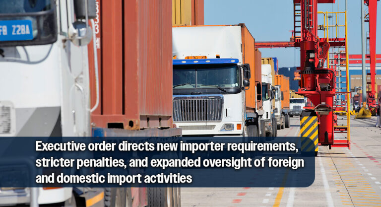 Trump Orders Sweeping Customs Enforcement Reforms