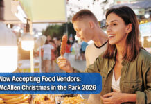 Food Vendor Applications Open for McAllen’s Christmas in the Park 2026