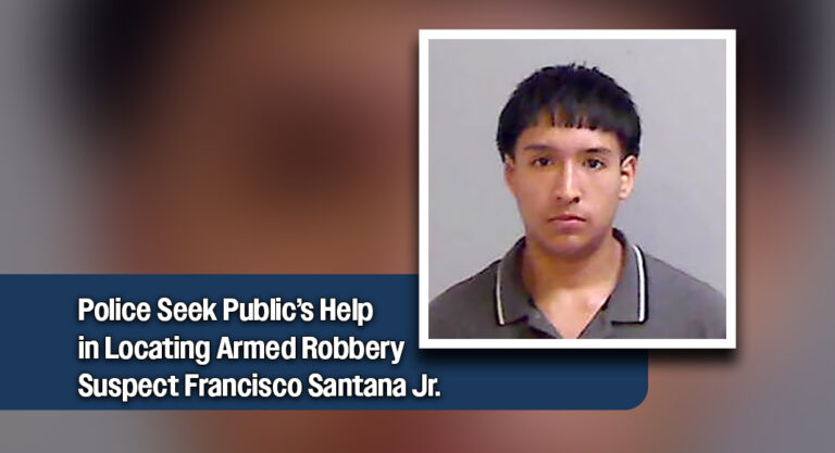 McAllen Police Actively Seeking Francisco Santana Jr. for Armed Robbery