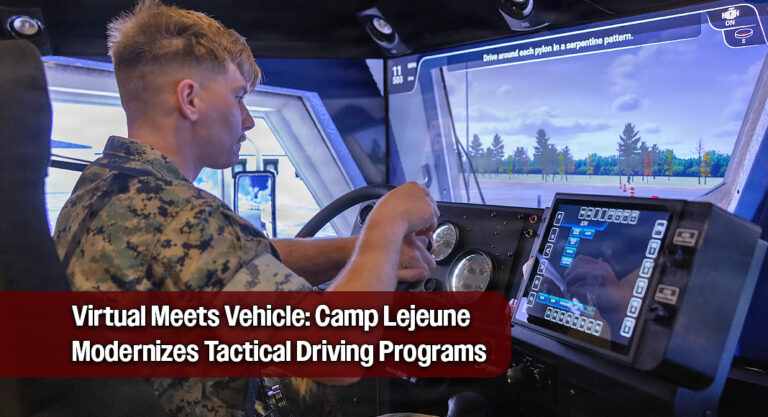 Camp Lejeune Deploys High-Tech Simulations to Revolutionize Tactical Driving