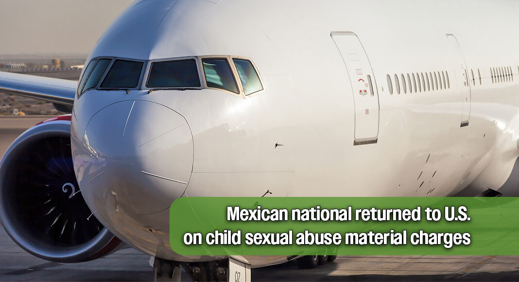 A 39-year-old citizen of Mexico who had been living in Dublin, Ireland, is set to appear in McAllen federal court for production of child pornography. Image for illustration purposes
