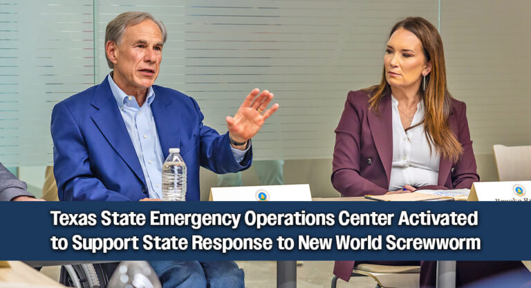 Governor Abbott, Secretary Rollins Update Texans On Screwworm Response