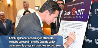 Ochoa Joins Edinburg EDC and Banking Leaders to Launch Second Year of Bank On INT