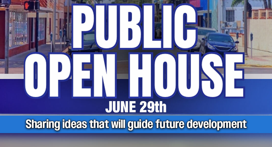 Mayor Javier Villalobos, the McAllen City Commission, and City Manager Isaac J. Tawil invite residents, business owners, and community members to actively participate in shaping the next chapter of Downtown McAllen. A Public Open House will be held on Monday, June 29, 2026, from 6:00 p.m. to 8:00 p.m. at the McAllen Chamber of Commerce, located at 1200 Ash Ave W. Courtesy image