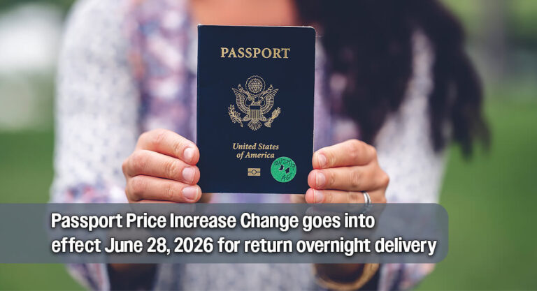 Price Increase in Expedited U.S. Passport Delivery Service