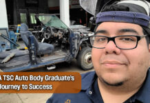 TSC Auto Body Repair Technology Program Helps Graduate Find Purpose