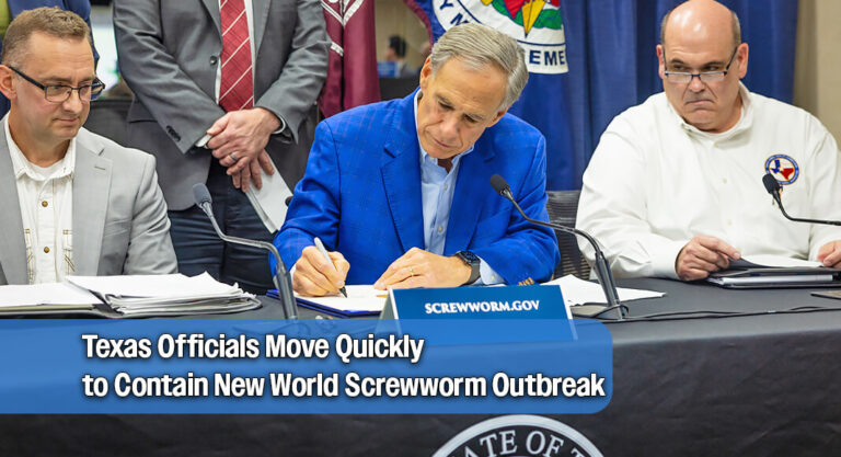 State Mobilizes Response Following New World Screwworm Detection