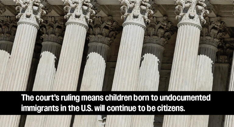 U.S. Supreme Court rejects Trump’s attempt to end birthright citizenship