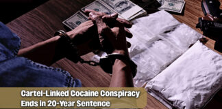 Mexican National Gets 20 Years for International Cocaine Conspiracy