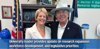 Senator Hinojosa Highlights Texas A&M Corpus Christi Research Growth After Meeting With President Kelly Miller