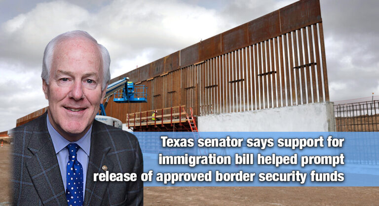 Cornyn Uses Senate Leverage to Secure Border Funding for Texas