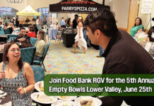 Food Bank RGV’s to 5th Anniversary Empty Bowls Lower Valley, June 25th